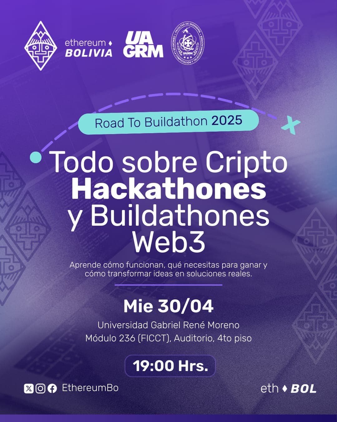 Imagen del evento Todo sobre Cripto Hackathones y Buildathones Web3