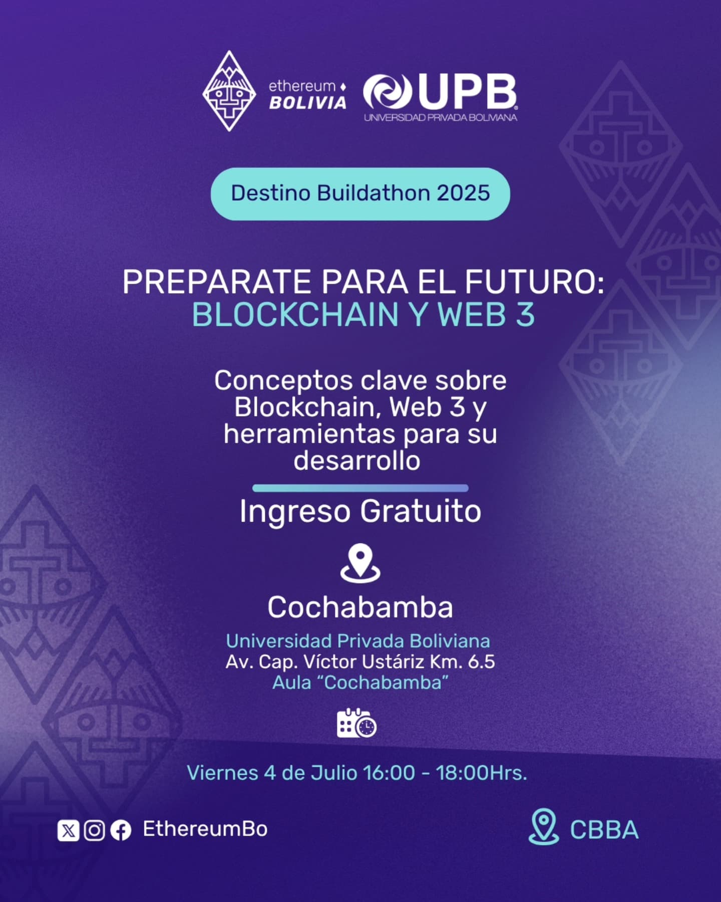 Imagen del evento Charla:  Blockchain y Web3: ¡Prepárate para el futuro!