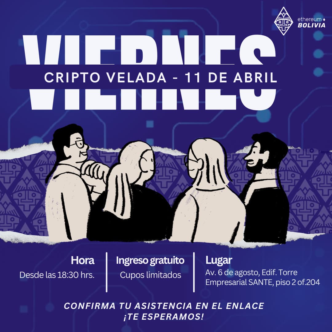 Imagen del evento Cripto Velada La Paz - Abril 2025