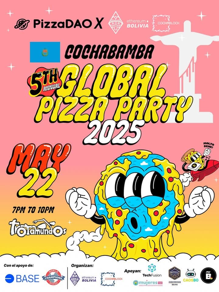 Imagen del evento Global Pizza Party Cochabamba 2025