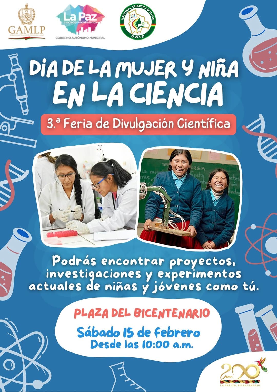Imagen del evento Dia de la Mujer y Nina en la Ciencia
