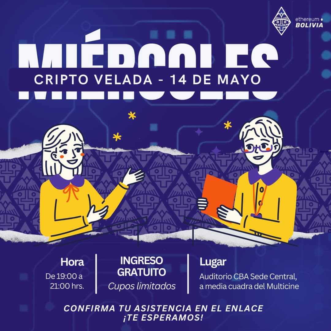 Imagen del evento Cripto Velada La Paz - Mayo 2025