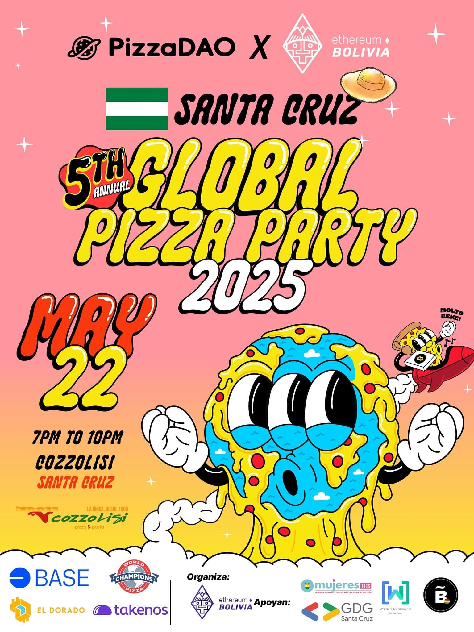 Imagen del evento Global Pizza Party Santa Cruz de la Sierra